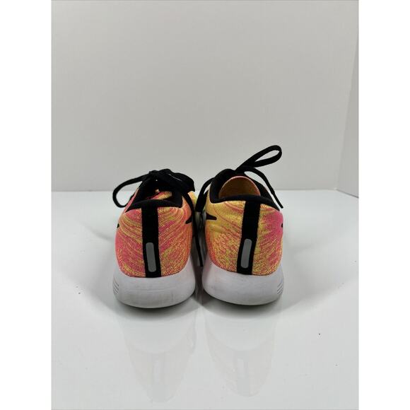 Nike Women’s Lunarepic Low Flyknit Running Shoes Pink/Black Size 8 844863‑999 - Picture 6 of 9